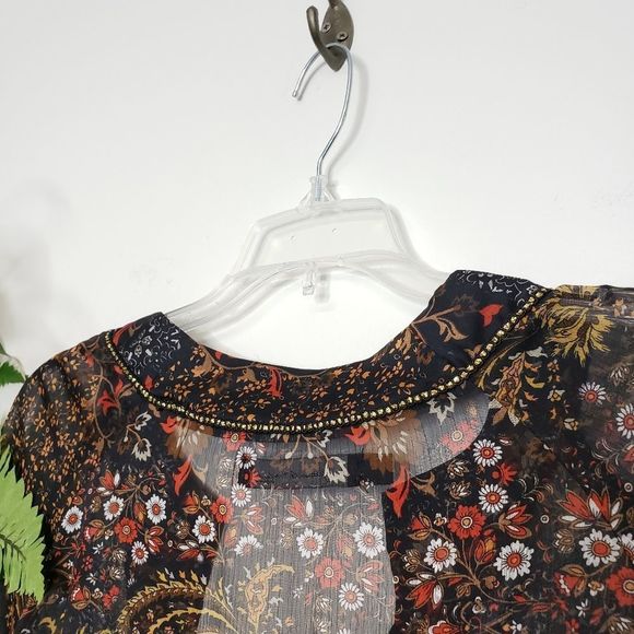 Patterson J. Kincaid Sheer Dress Size S - Picture 9 of 11